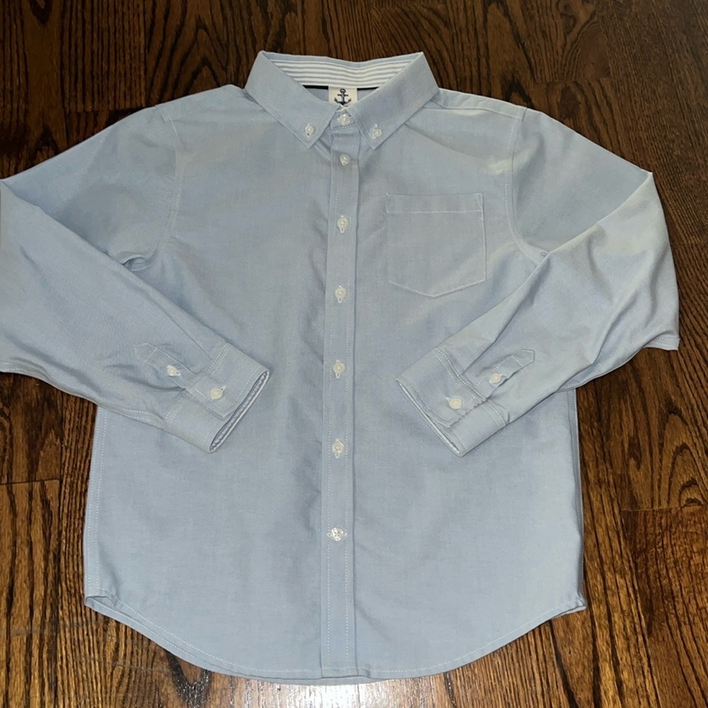 Gymboree boys light blue oxford shirt size large (10-12) NWOT